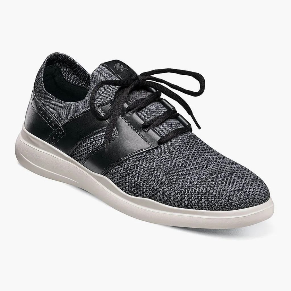 Boys Dress Shoes Stacy Adams Sync Plain Toe Elastic Lace Up Sneaker Leather Cognac 25662 Boys Black Casual Shoes