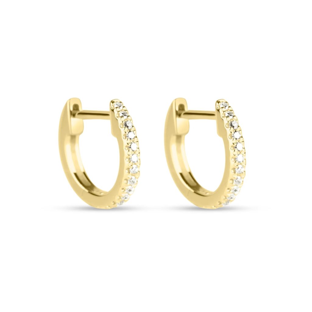 Stone and Strand Review 5 Stone and Strand White Diamond Pave Huggie Earrings Review