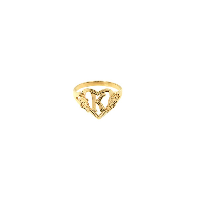 The M Jewelers The Cutout Flower Heart Letter Ring Review