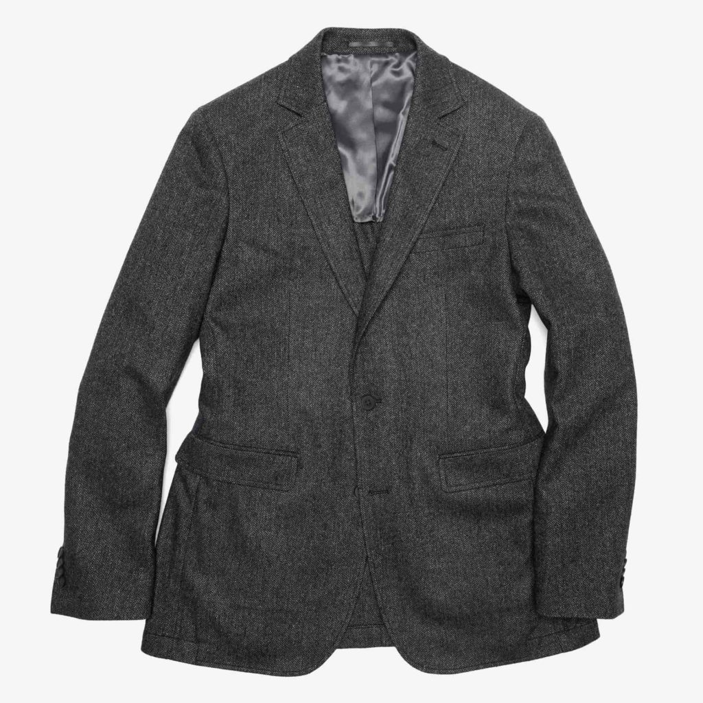 Tie Bar The Wool Miracle Herringbone Charcoal Jacket Review