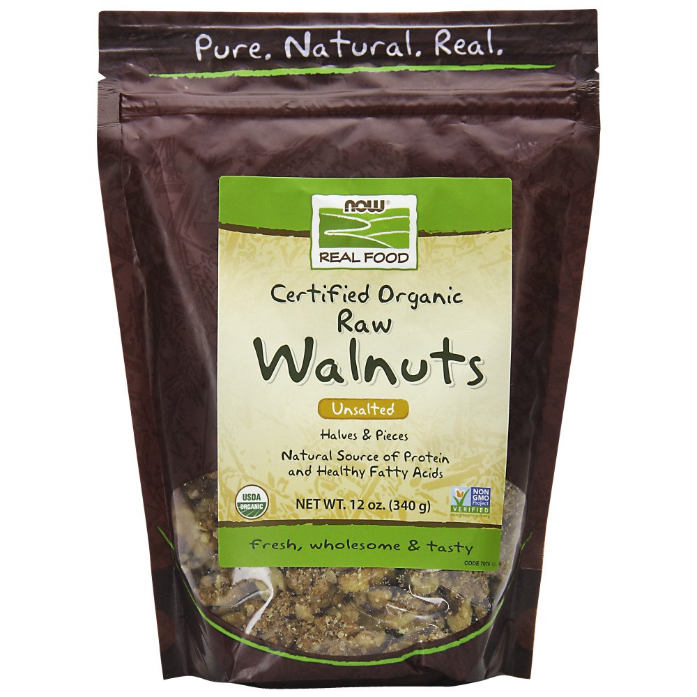Vitacost NOW Organic Raw Walnuts Unsalted Review