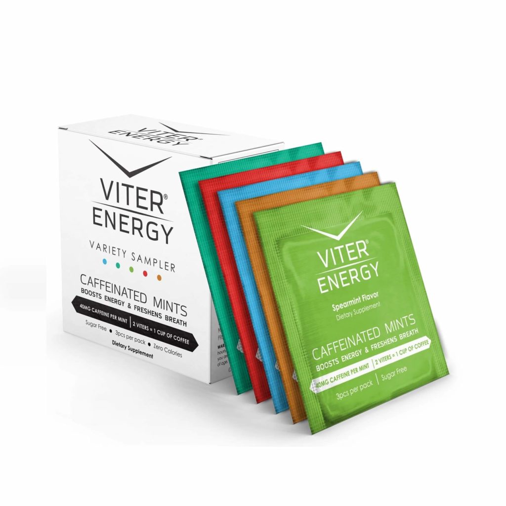 Viter Energy Caffeine Mints 5 Flavor Sampler Review 
