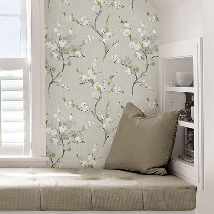 Wall Pops Yellow Mirei Peel & Stick Wallpaper Review 