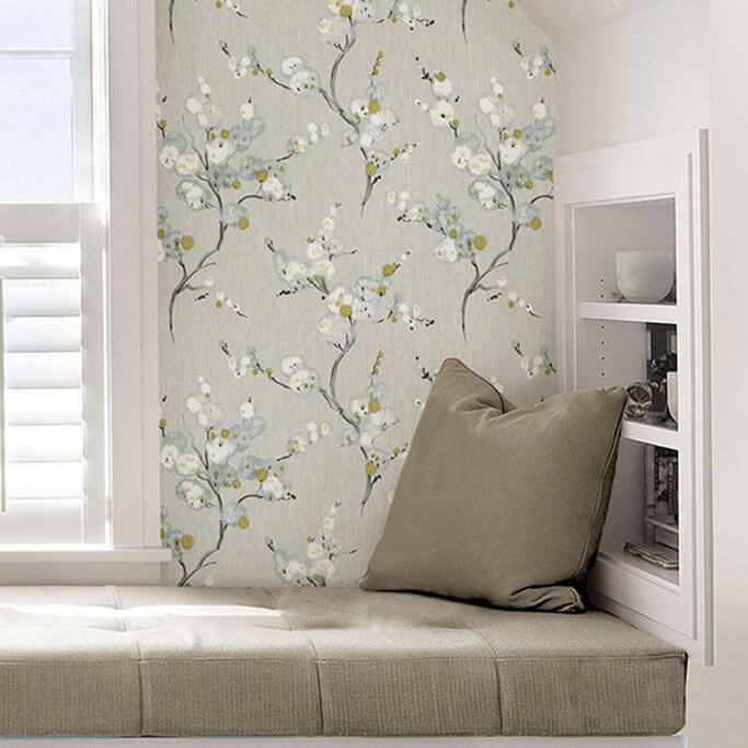 Wall Pops Yellow Mirei Peel & Stick Wallpaper Review 