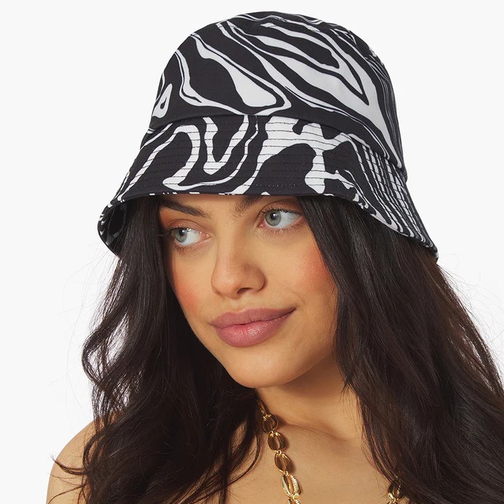 WeWoreWhat Bucket Marble Hat Review