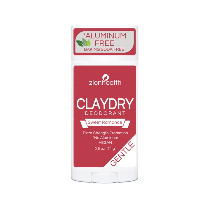 Zion Health Clay Dry Gentle Sweet Romance Deodorant 2.6 Oz. Review