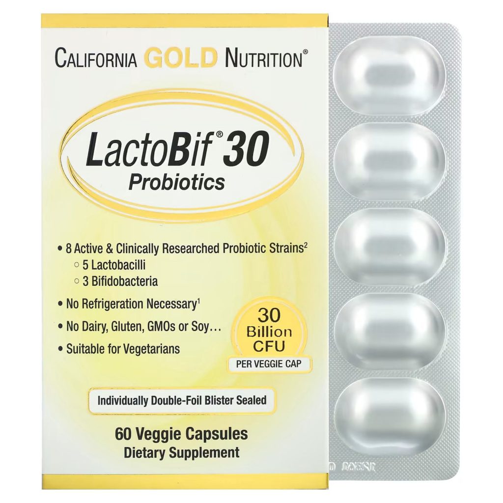 5 Best California Gold Nutrition Supplements 2 Lactobif Probiotics