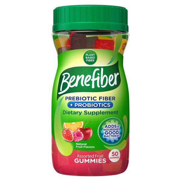 Benefiber Prebiotic Fiber + Probiotic Gummies