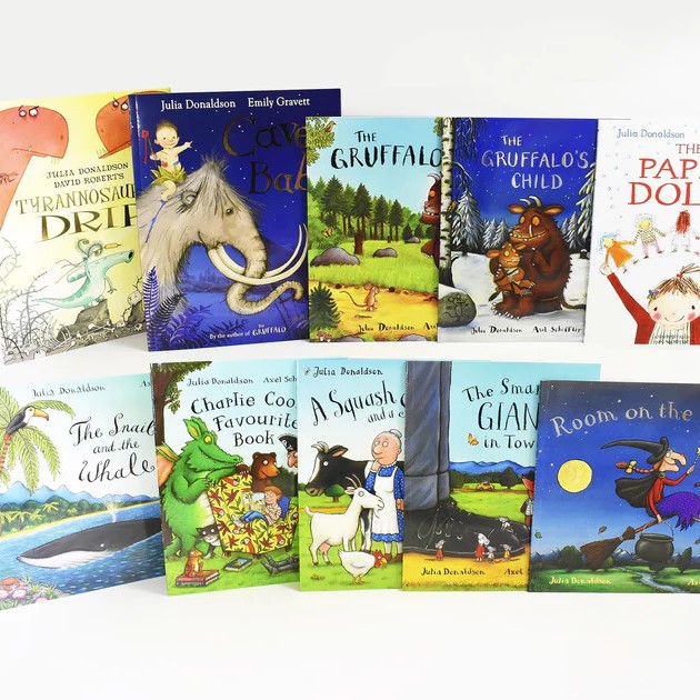 Books2Door Julia Donaldson Story Collection 10 Picture Books - Age 5-7 - Paperback