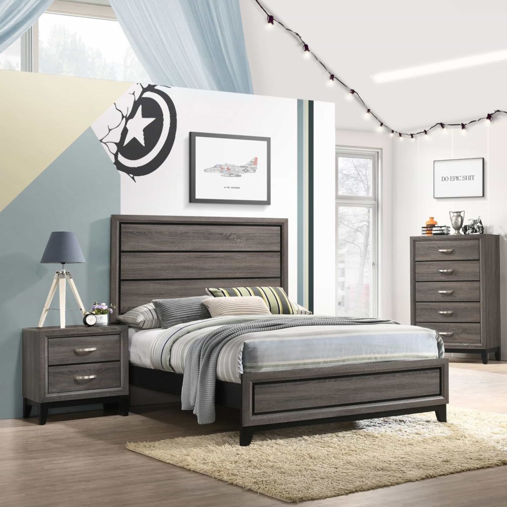 Coaster Furniture 4-Piece Full Panel Bedroom Set Grey Oak Review