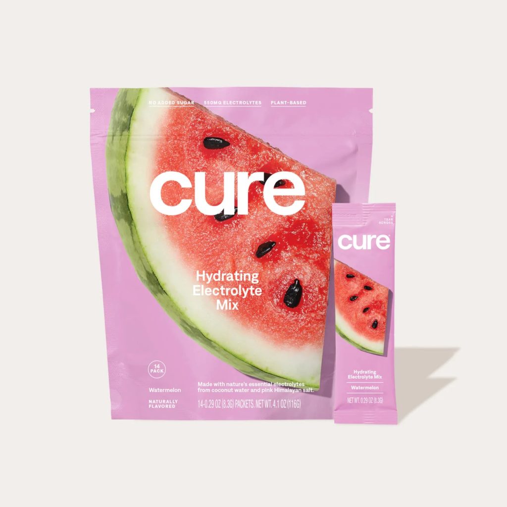 Cure Hydration Hydrating Electrolyte Mix Watermelon Review