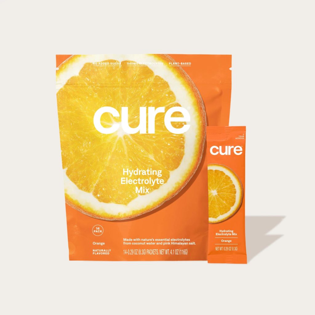 Cure Hydration Hydrating Electrolyte Mix Orange Review