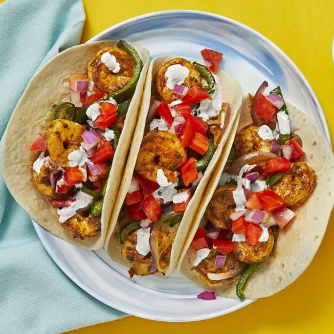 HelloFresh Southwestern Shrimp Tacos 