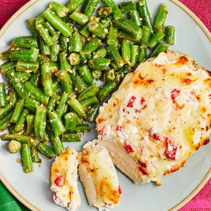 Green Chef Keto Baked Ricotta Chicken With Pesto Green Beans Review 