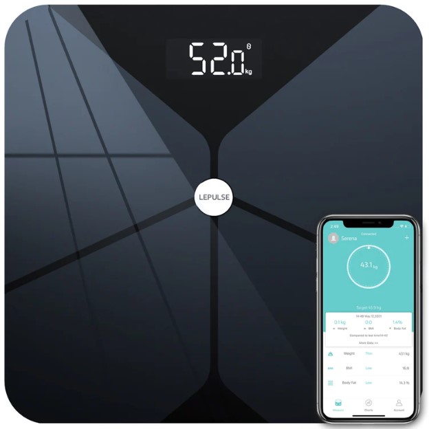 Lepulse F5 Lite Household Smart Body Fat Scale Review 