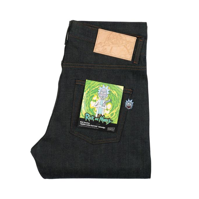 Naked and Famous Rick Sanchez Wubba Lubba Dub Dub Selvedge Review