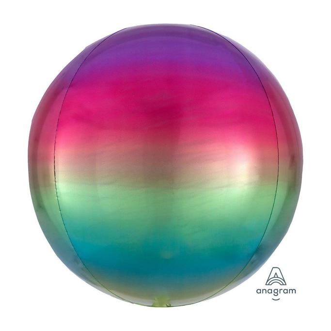 Party Expert Rainbow Ombré Orbz Balloon