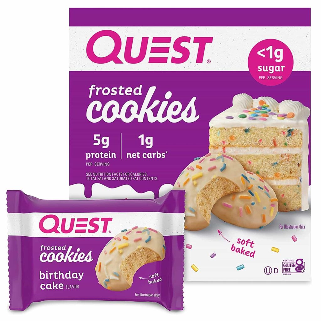 Quest Nutrition Frosted Cookie Birthday Cake Review