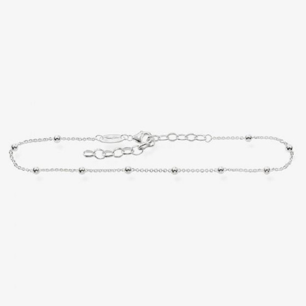 TH Baker Thomas Sabo Silver 10 Ball Chain Anklet Review