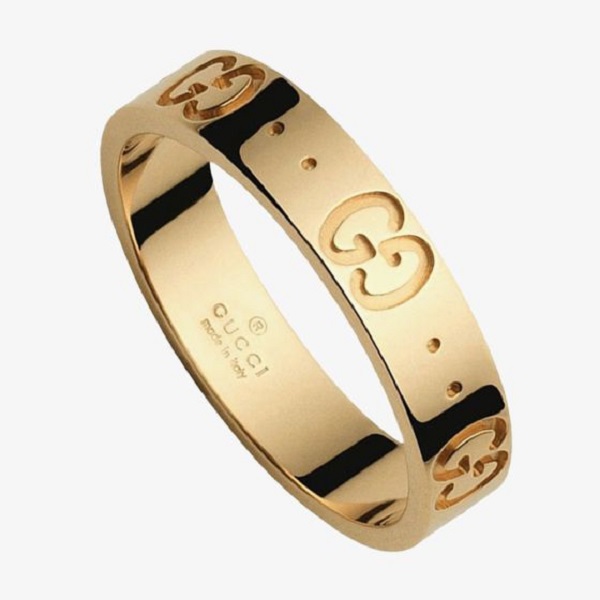 TH Baker Gucci Icon 18ct Gold Logo Band Ring Review 