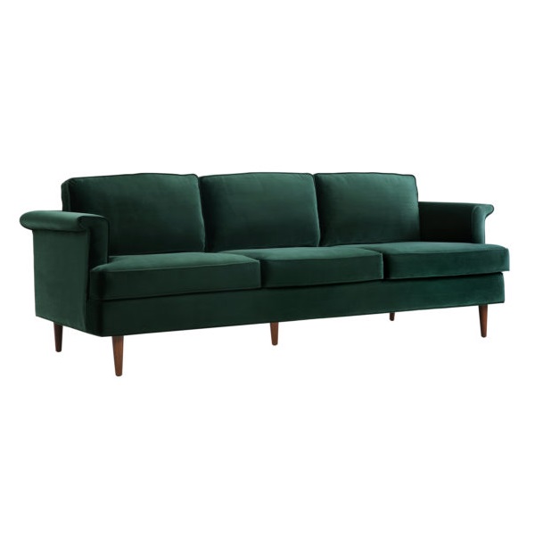 TOV Furniture Porter Forest Green Velvet Sofa Review