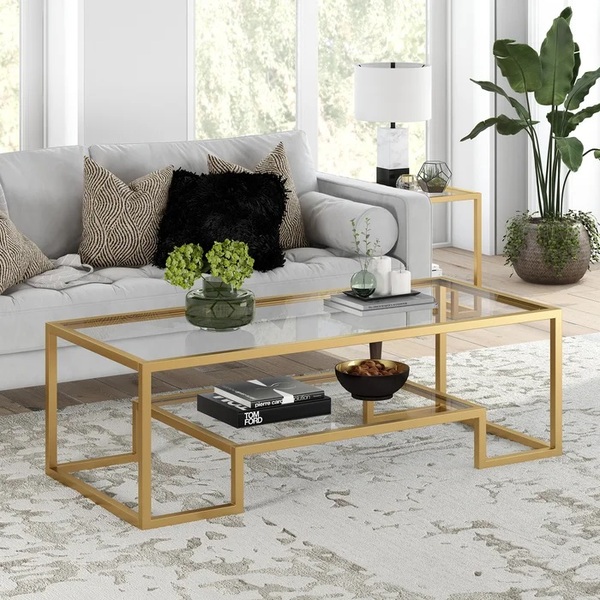 Wayfair Imel Frame Coffee Table With Storage