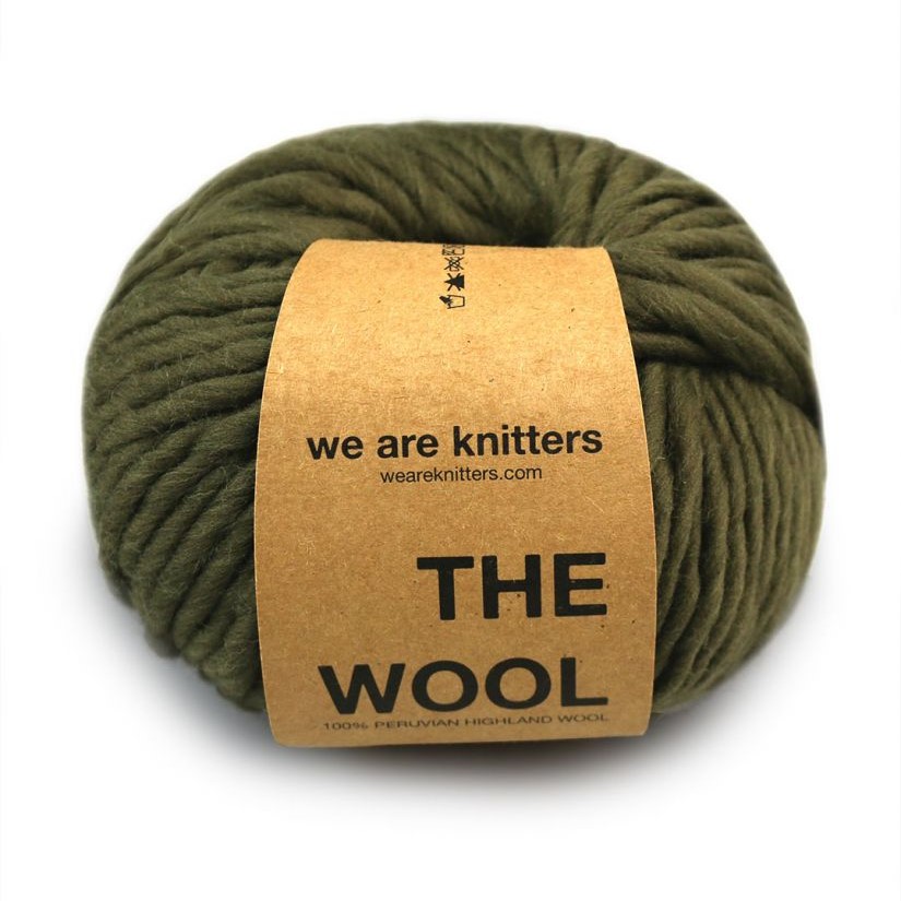 We Are Knitters Skein of 100% Wool Olive Review