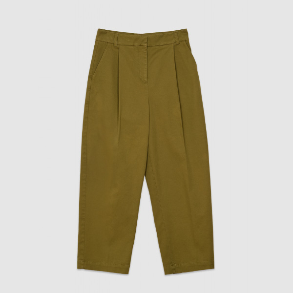 YMC Market Cotton Twill Trousers Olive Review