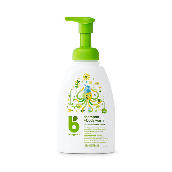 Babyganics® 16 oz. Foaming Shampoo + Body Wash in Chamomile and Verbena