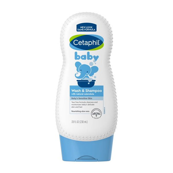 Cetaphil Baby Wash & Shampoo with Organic Calendula, 7.8 fl oz