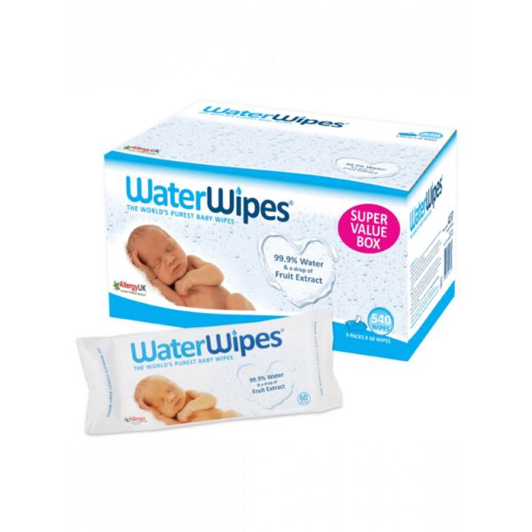 WaterWipes Original Baby Wipes (9-Pack)