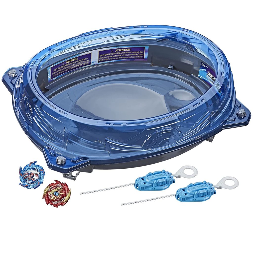 BEYBLADE Burst Surge Speedstorm Volt Knockout Battle Set – Complete Battle Game Set with Beystadium, 2 Battling Top Toys and 2 Launchers