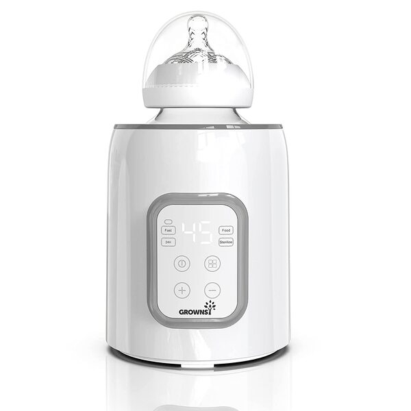  Bottle Warmer,5-in-1Fast Baby Food Heater&Defrost BPA-Free Warmer with Timer LCD Display Accurate Temperature Control for Breastmilk or Formula