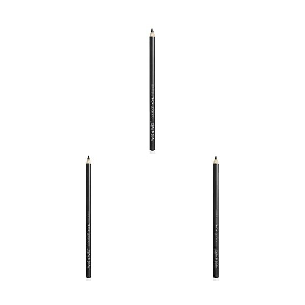 wet n wild Color Icon Kohl Liner Pencil, Baby's Got Black, 0.04 Ounce (Pack of 3)