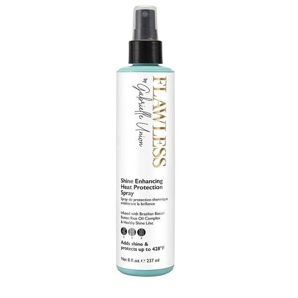  Flawless by Gabrielle Union - Shine Enhancing Heat Protection Hair Spray, 8 OZ