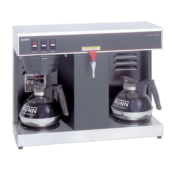 BUNN VLPF, 12-Cup Automatic Commercial Coffee Maker, 2 Warmers, 07400.0005