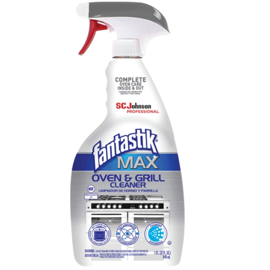 SC Johnson Professional Fantastik Max Oven Grill Cleaner Spray -Cleans Inside and Out, 32 Fl Oz