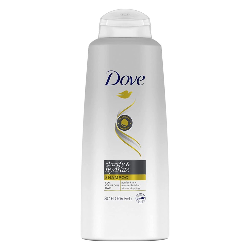 Best Dove Shampoo for Oily Hair Clarify & Hydrate With Charcoal to Purify Hair and Remove Build-up Without Stripping Hair 20.4 oz For Oily Hair