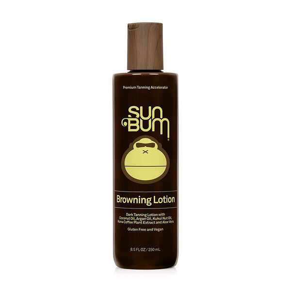 Sun Bum Browning Lotion | Vegan and Reef Friendly (Octinoxate & Oxybenzone Free) Sun Tanning Cream with Aloe Vera | 8.5 oz