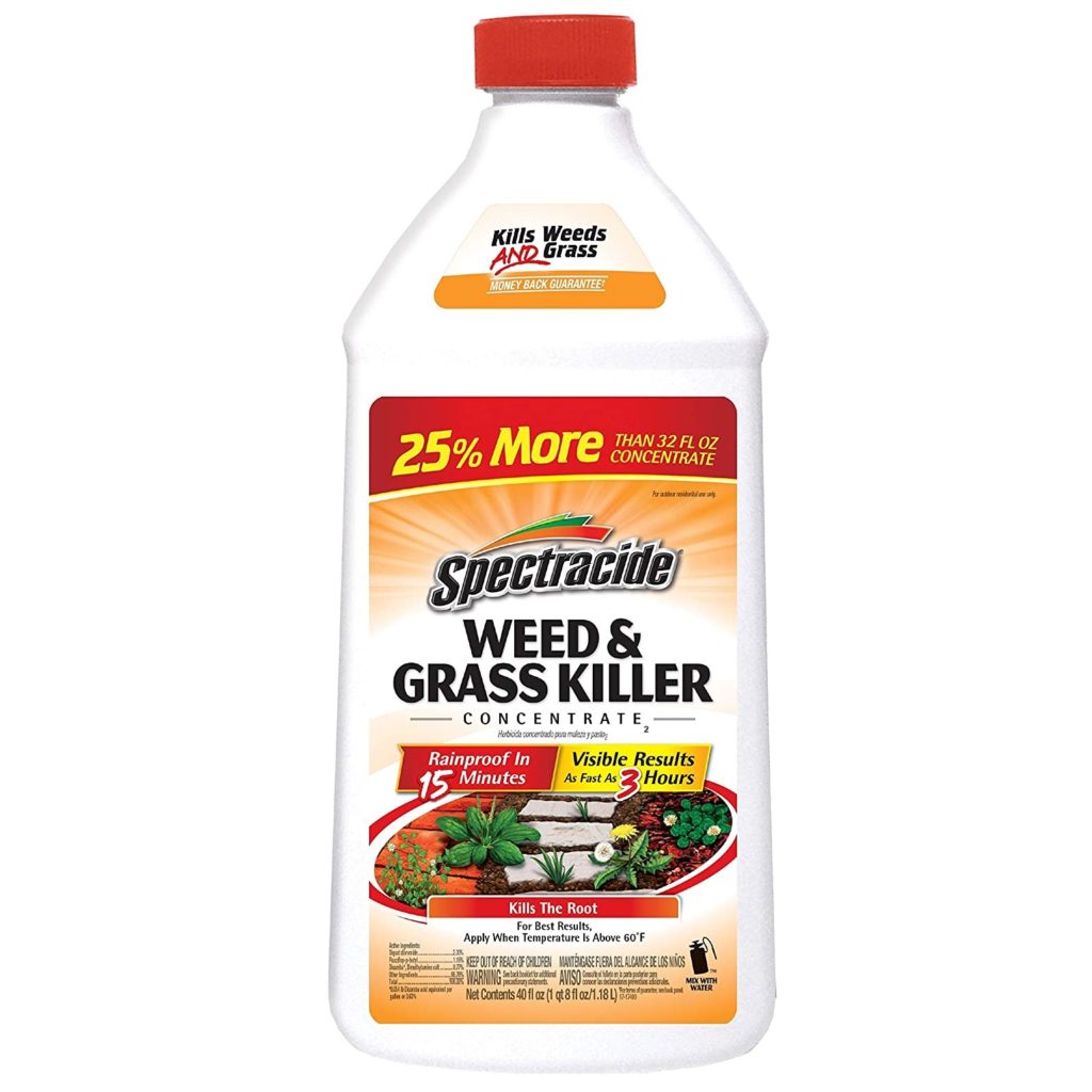 Spectracide Weed And Grass Killer Concentrate 40 Ounces, Use On Patios, Walkways And Driveways