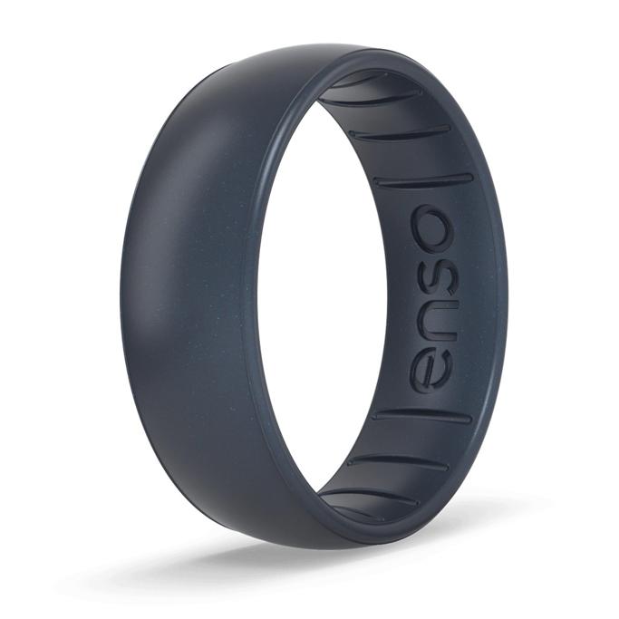 Enso Rings Elements Classic Silicone Ring Black Pearl 