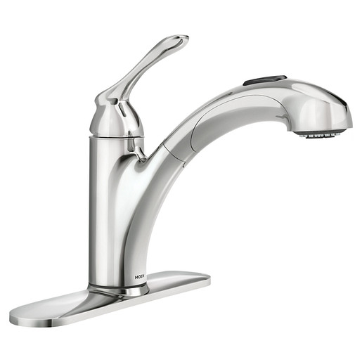 Moen Review 4 Moen Banbury Chrome One-Handle Pullout Kitchen Faucet Review