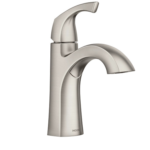 Moen Review 5 Moen Lindor Spot Resist Brushed Nickel One-Handle High Arc Bathroom Faucet Review