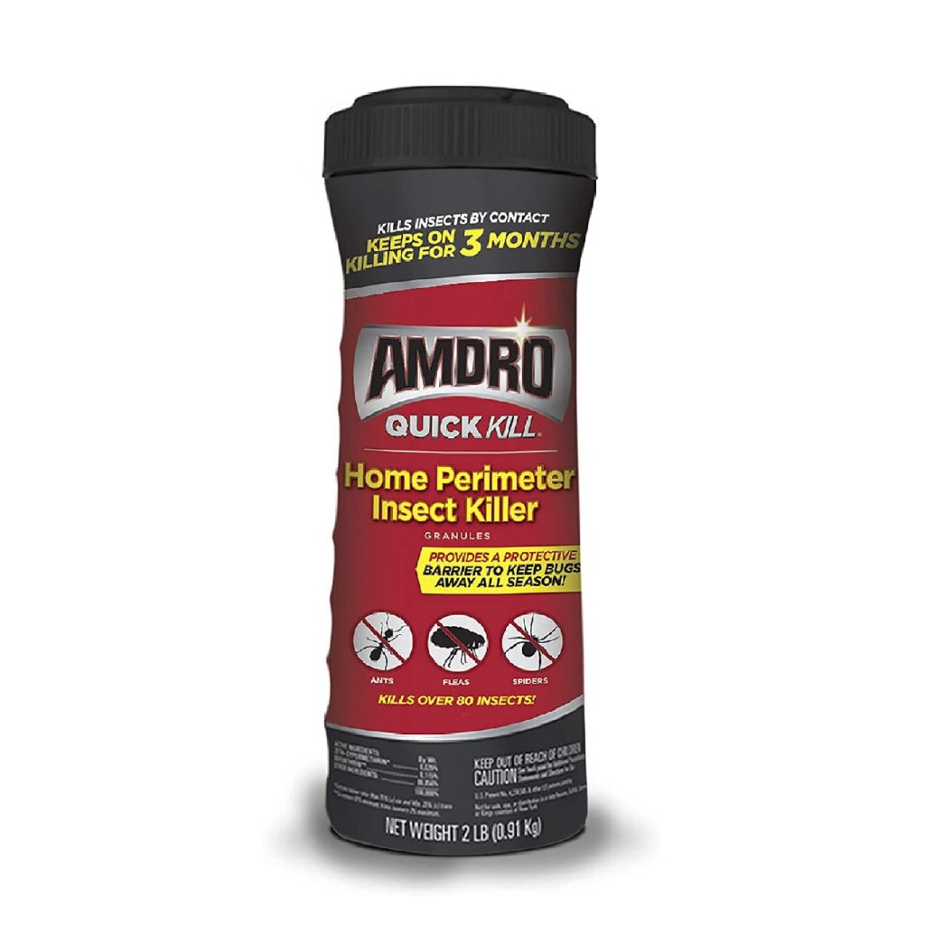 Amdro 100526851 Quick Kill Home Perimeter Insect Killer Granules, 2 lb, Clear