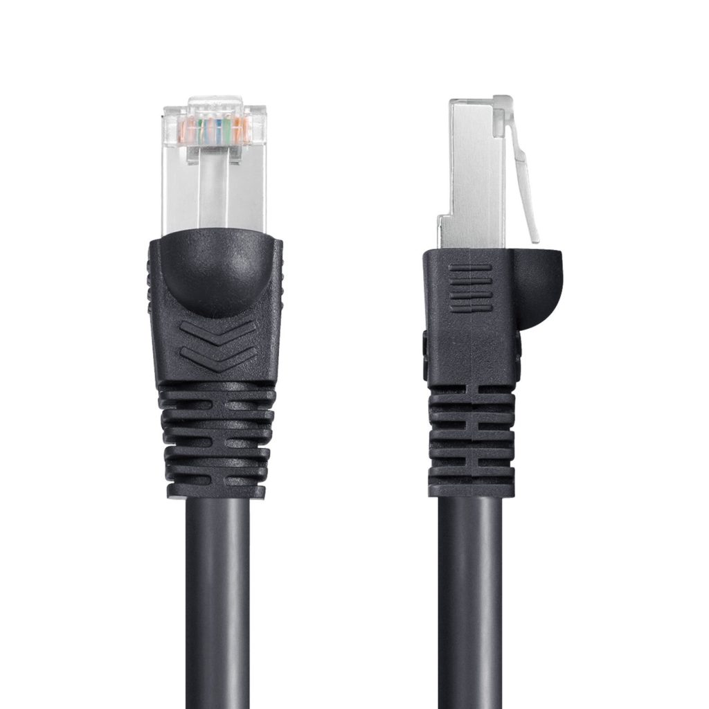 Outdoor Ethernet 300ft Cat6 Cable, DbillionDa Shielded Grounded UV Resistant Waterproof Buried-able Network Cord 