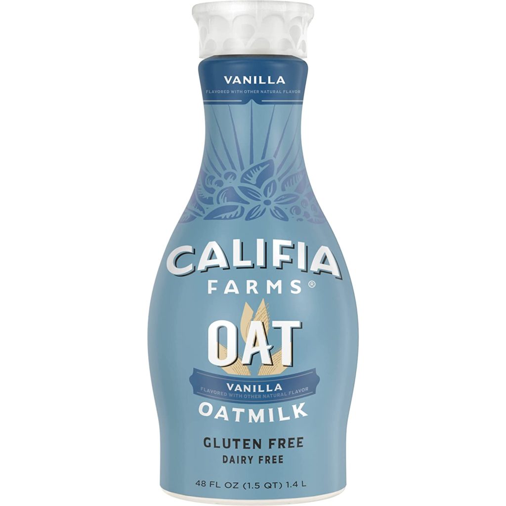 Califia Farms - Oat Milk, Vanilla, 48 Oz | Dairy Free | Soy Free | Nut Free | Vegan | Plant Based | Gluten Free | Non-GMO | Sugar Free 