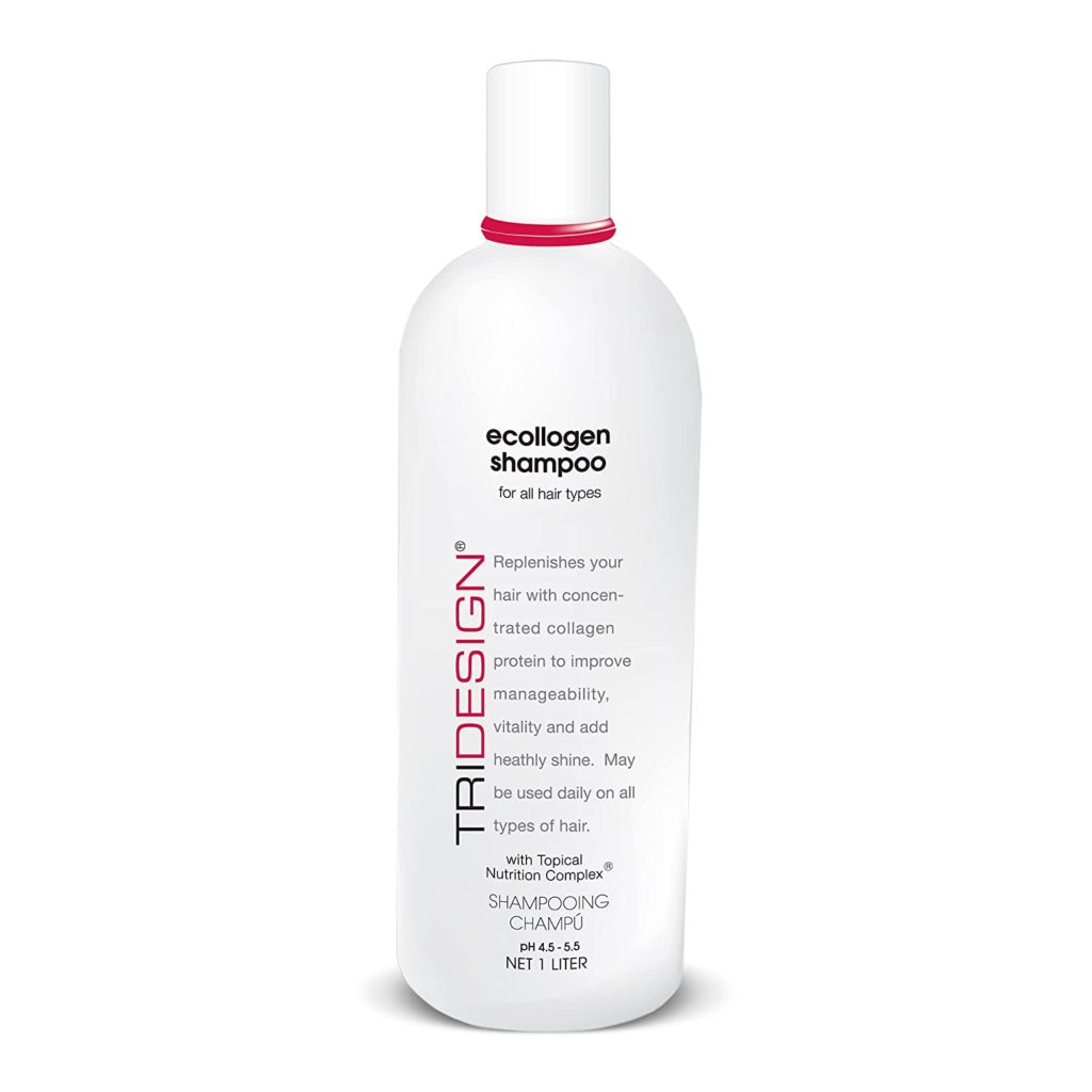 TRI Ecollogen Shampoo - Hair Shampoo For Natural Hair - Moisturizing Shampoo, Hydrating Shampoo- Gentle Hair Products, Thickening Shampoo, Volumizing Shampoo - Liter (33.8 oz.)