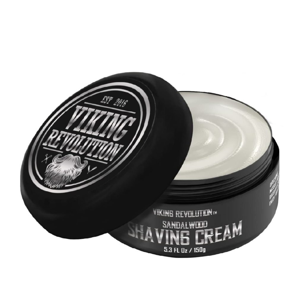 Luxury Shaving Cream for Men- Sandalwood Scent - Soft, Smooth & Silky Shaving Soap - Rich Lather for the Smoothest Shave - 5.3oz 