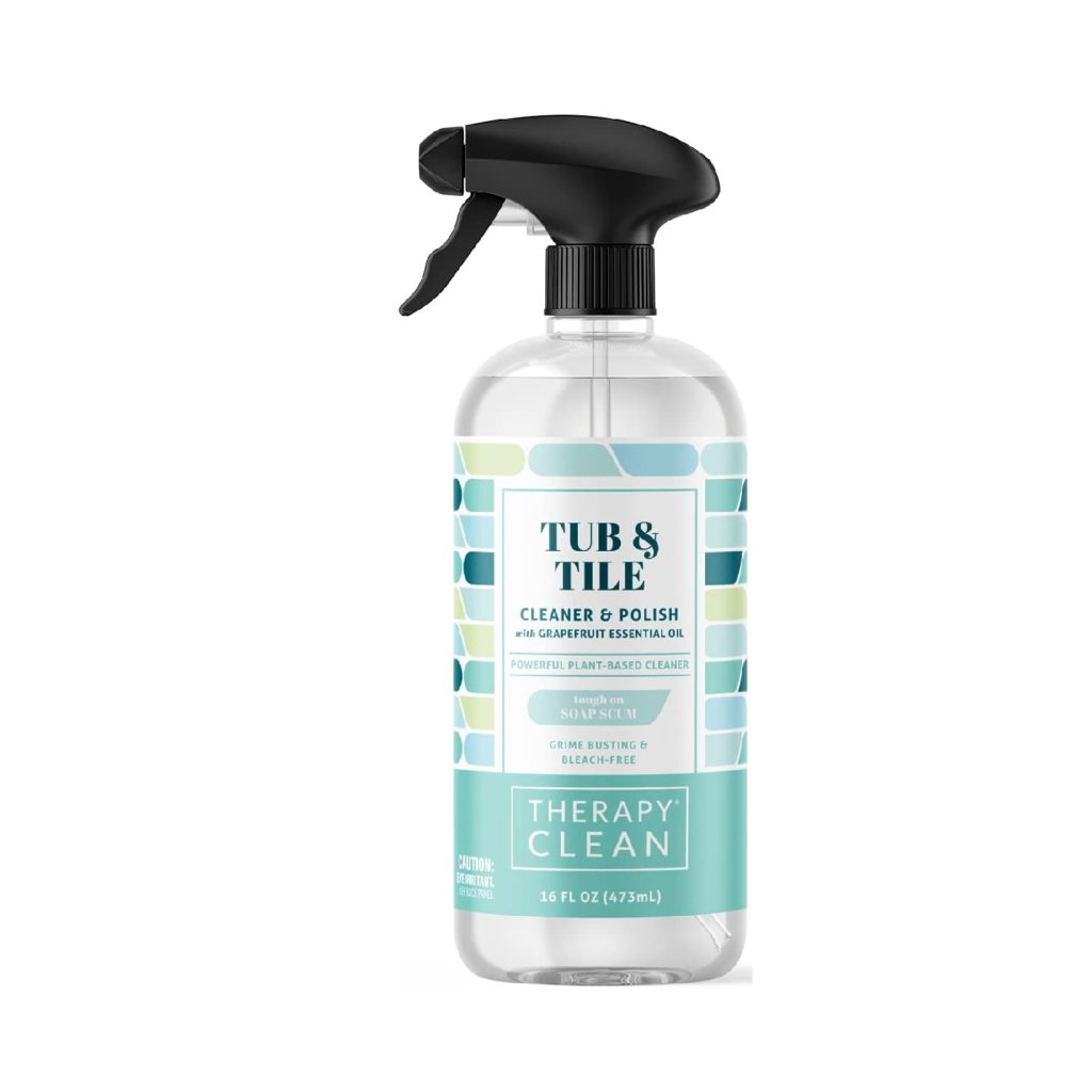 Therapy Tub & Tile Cleaner,16 fl oz. (2 Pack) - Bathroom & Shower Cleaner Spray for Soap Scum Removal 