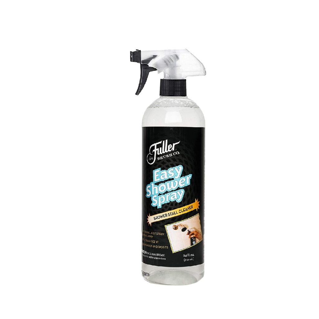 Fuller Brush Easy Shower Spray - 24 oz - No Rinse & Scrub Daily Bathroom Cleaner - Quick After Bath Cleaning Method For Grime, Soap Scum & Mildew On Glass Door & Tiles 